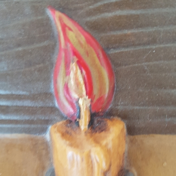 1970s Handpainted Pottery Art - Picture 6 of 12